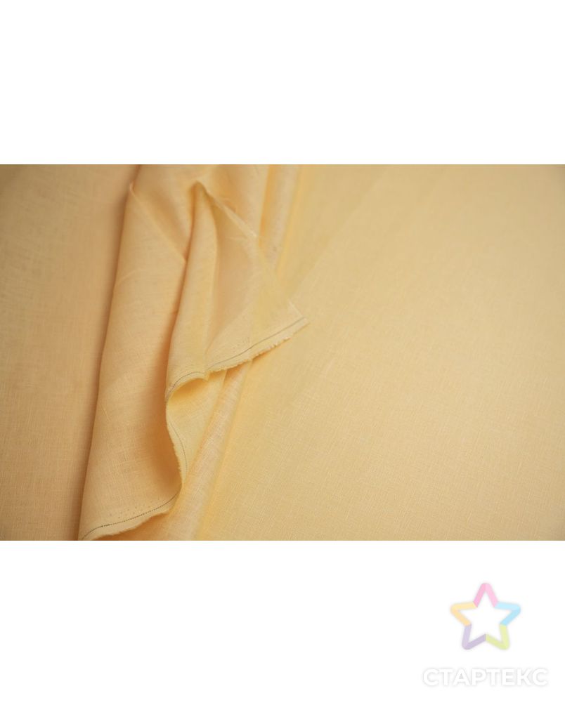Рубашечно-плательный лен, цвет желтка арт. ГТ-6884-1-ГТ-22-8704-1-9-1 5