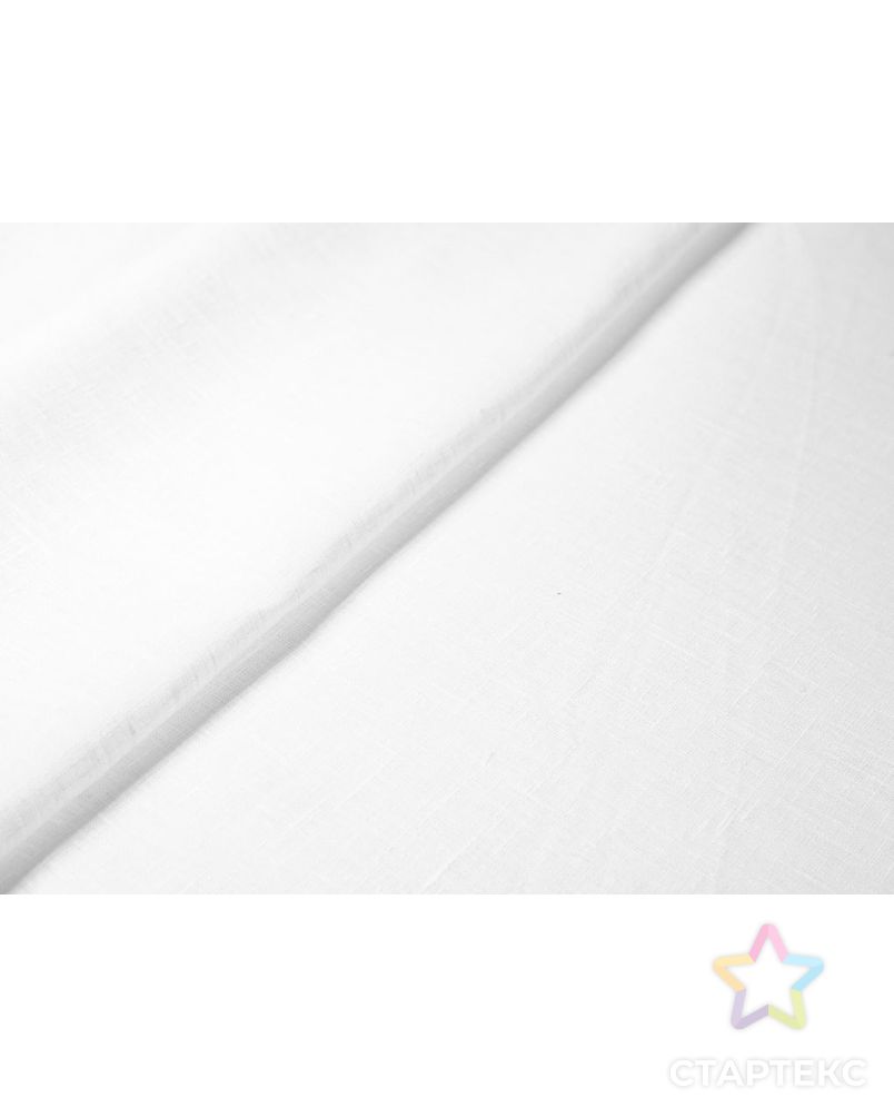 Рубашечно-плательный лен плотный, цвет белый арт. ГТ-7473-1-ГТ-22-9367-1-2-1 5