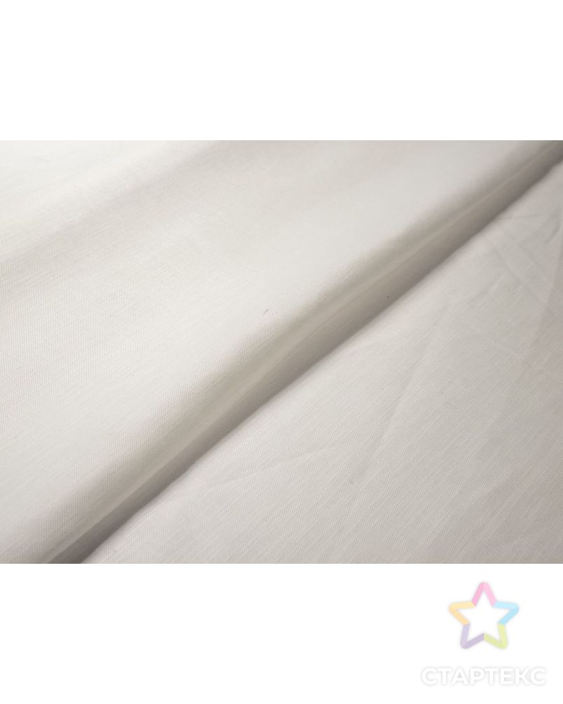 Рубашечно-плательный  лен с фактурной поверхностью, цвет белый арт. ГТ-7512-1-ГТ-22-9403-1-2-1 6