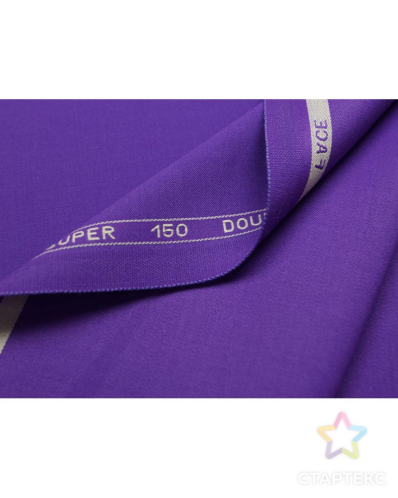 Ткань костюмная двухсторонняя Лейтмотив, цвет фиолетовый цв.15 арт. ГТ-476-1-ГТ0022989