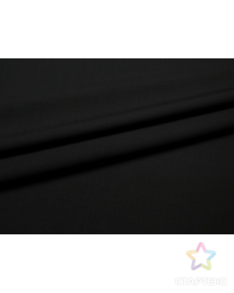 Классическая костюмная ткань, цвет черный принц арт. ГТ-3625-1-ГТ0000230 2