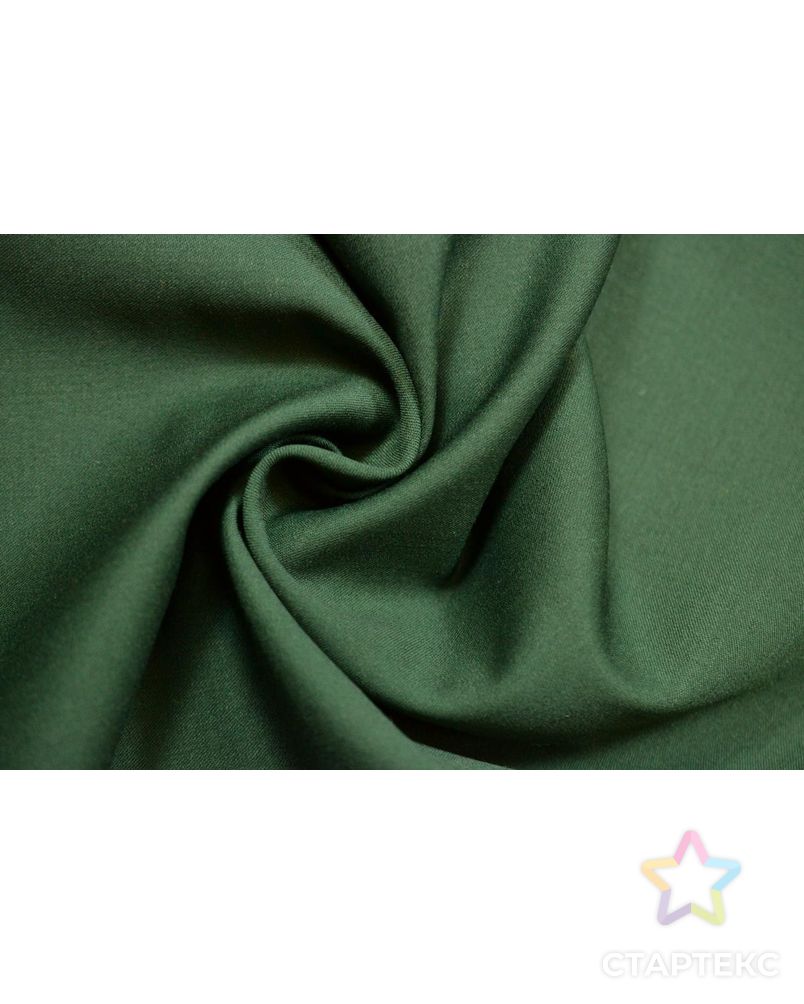 Ткань костюмная, цвет: пространственный темно-зеленый цв.1067 арт. ГТ-3059-1-ГТ0023250 1