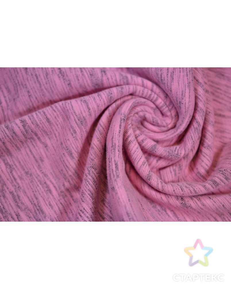 Ткань трикотаж, розовый меланж арт. ГТ-646-1-ГТ0023847 1