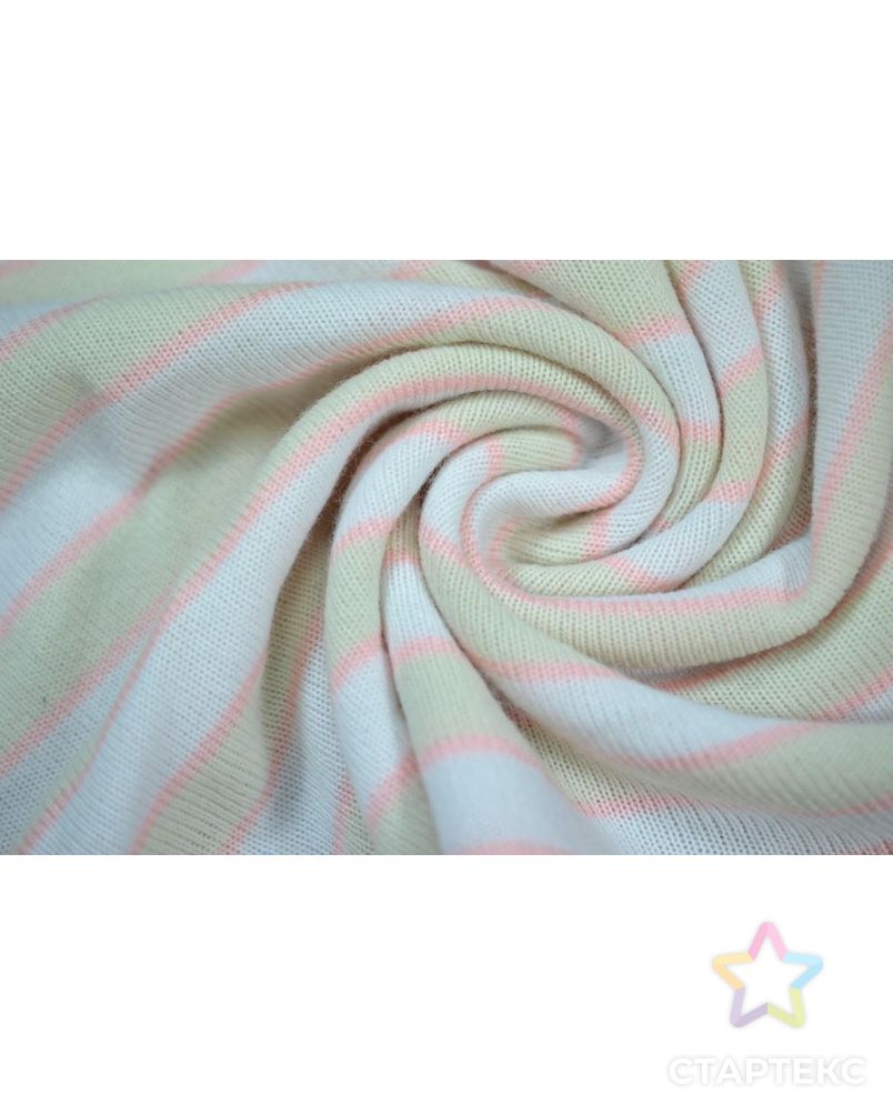 Ткань трикотаж в полоску, цвет: весенние крокусы арт. ГТ-656-1-ГТ0023857