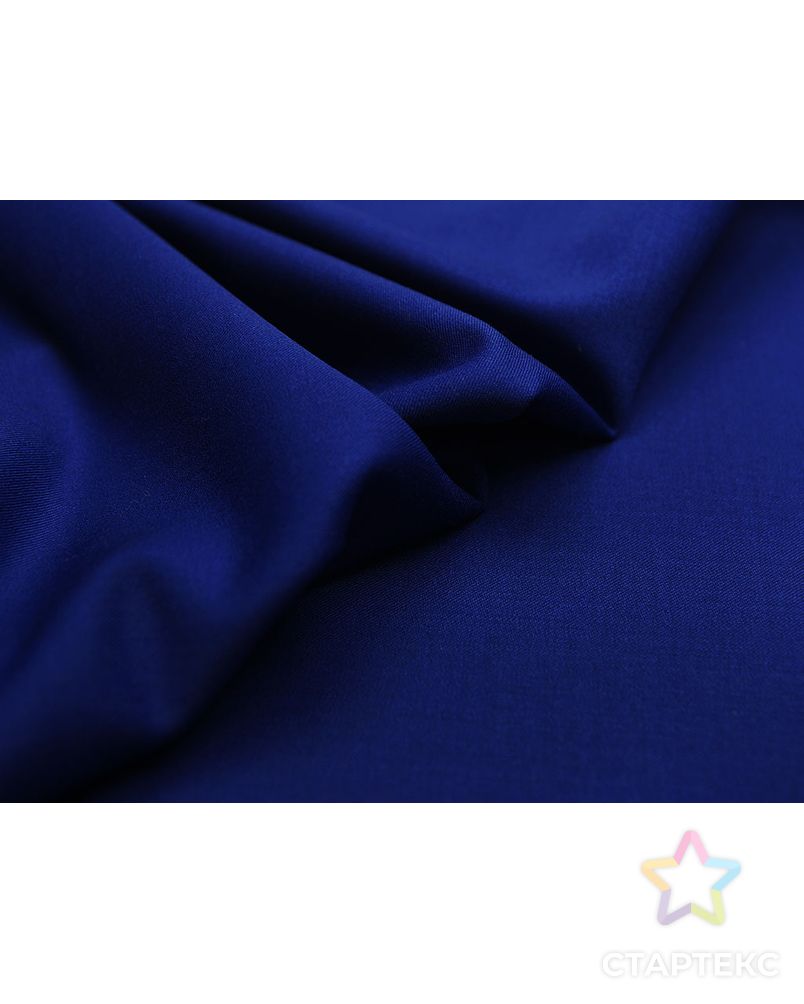 Ткань костюмная, цвет: насыщенный средне-синий  цв.7 арт. ГТ-666-1-ГТ0023882 3