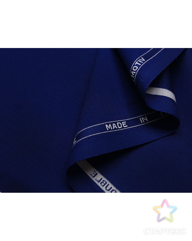 Ткань костюмная, цвет: насыщенный средне-синий  цв.7 арт. ГТ-666-1-ГТ0023882 4