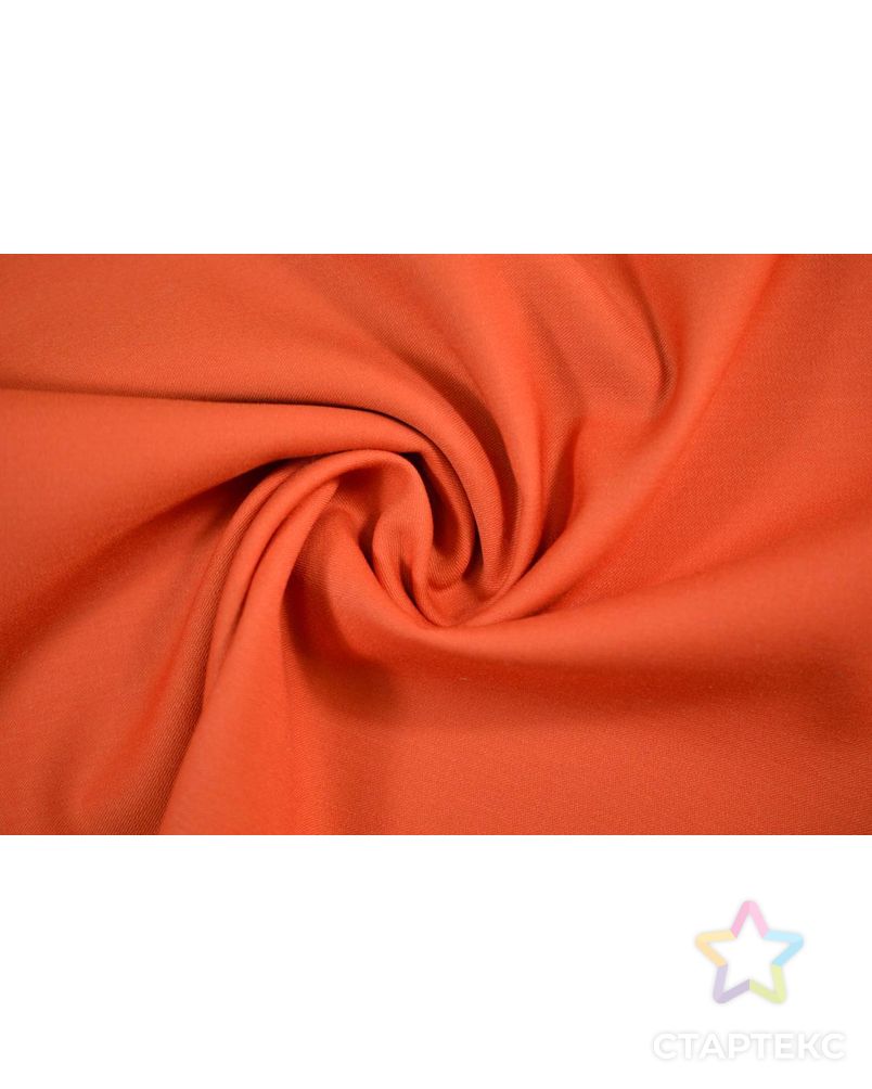 Ткань костюмная, цвет: насыщенный оранжевый цв.27 арт. ГТ-672-1-ГТ0023894 1