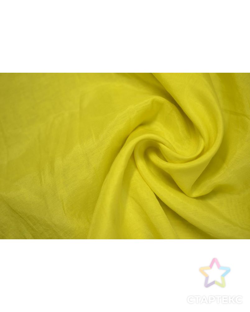 Ткань блузочная нежная шелковая ярко-желтого оттенка арт. ГТ-686-1-ГТ0024046
