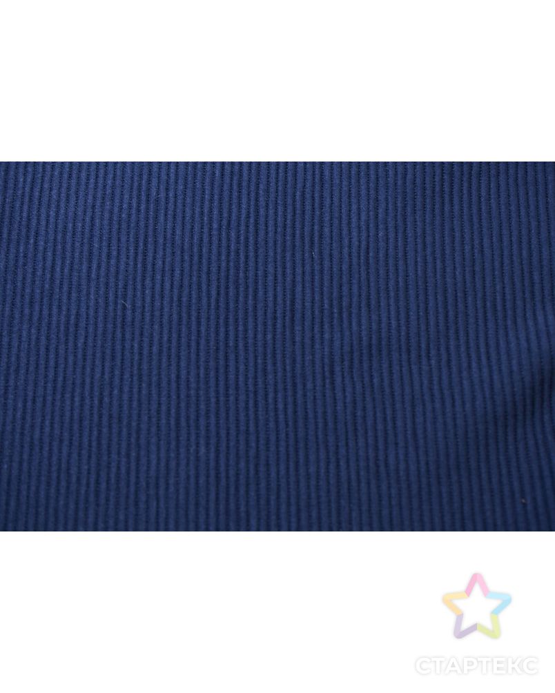 Ткань трикотаж вискозный темно-синего цвета в полоску арт. ГТ-718-1-ГТ0024324