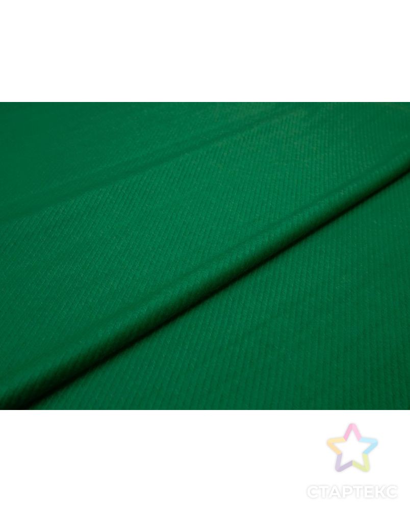 Пальтовая ткань с коротким ворсом в диагональную полоску, цвет зеленый арт. ГТ-8352-1-ГТ-26-10216-1-10-1 6