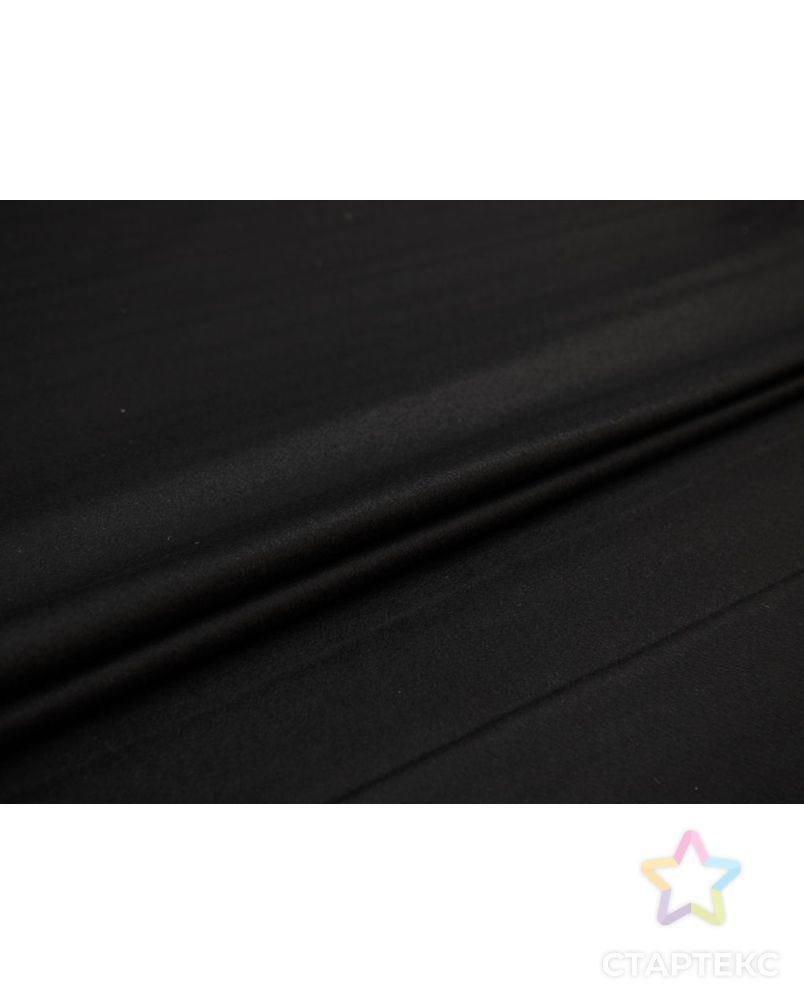 Пальтовая ткань с коротким ворсом, чёрного цвета арт. ГТ-8356-1-ГТ-26-10238-1-38-1 2
