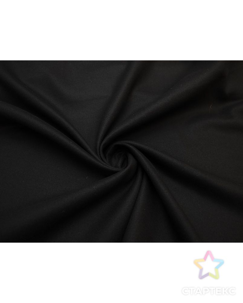 Пальтовая ткань двухслойная, чёрного цвета арт. ГТ-8357-1-ГТ-26-10239-1-38-1 1