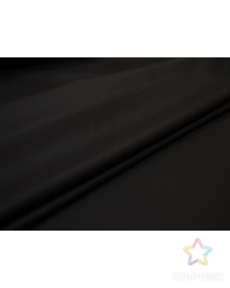 Пальтовая ткань двухслойная, чёрного цвета арт. ГТ-8357-1-ГТ-26-10239-1-38-1 2