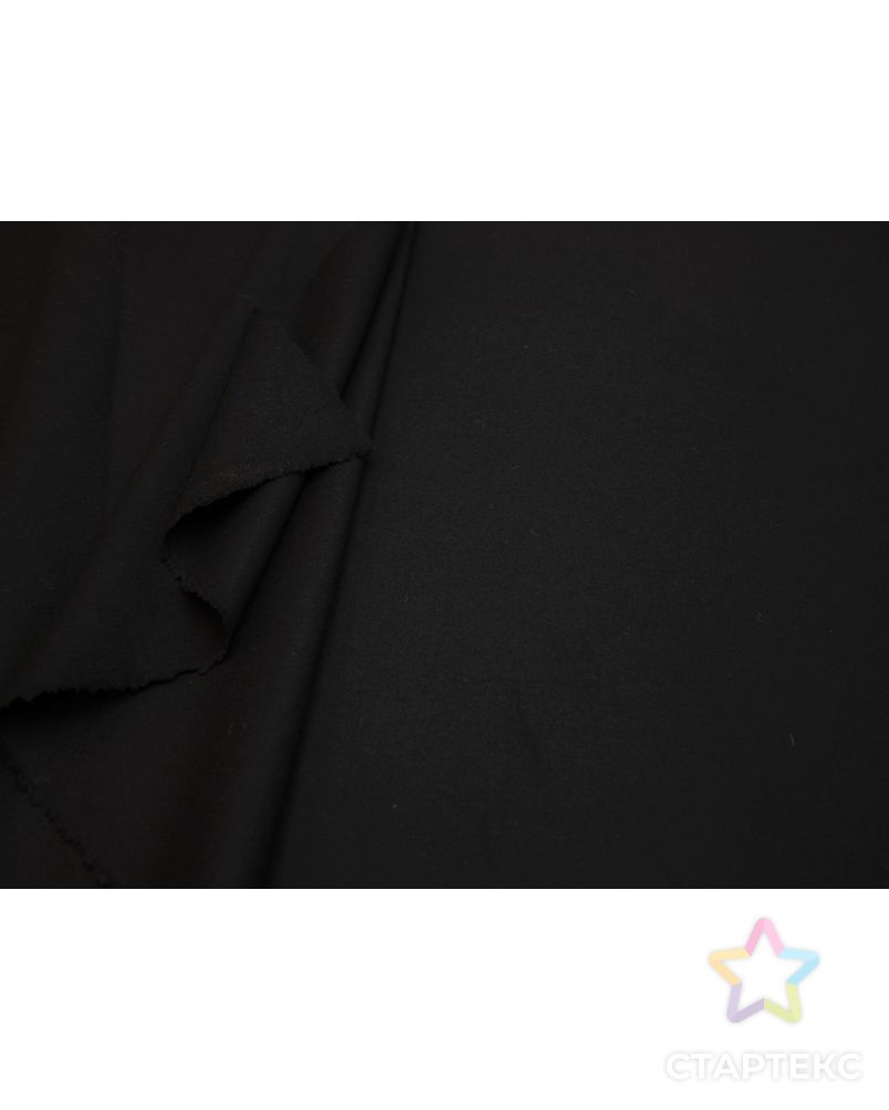 Пальтовая ткань двухслойная, чёрного цвета арт. ГТ-8357-1-ГТ-26-10239-1-38-1 5