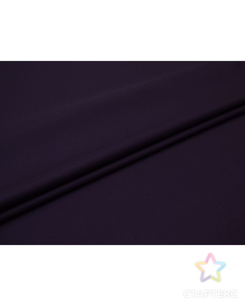 Пальтовая ткань мягкое сукно, цвет темно-фиолетовый арт. ГТ-8388-1-ГТ-26-10258-1-33-1 2