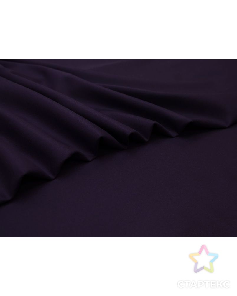 Пальтовая ткань мягкое сукно, цвет темно-фиолетовый арт. ГТ-8388-1-ГТ-26-10258-1-33-1 3
