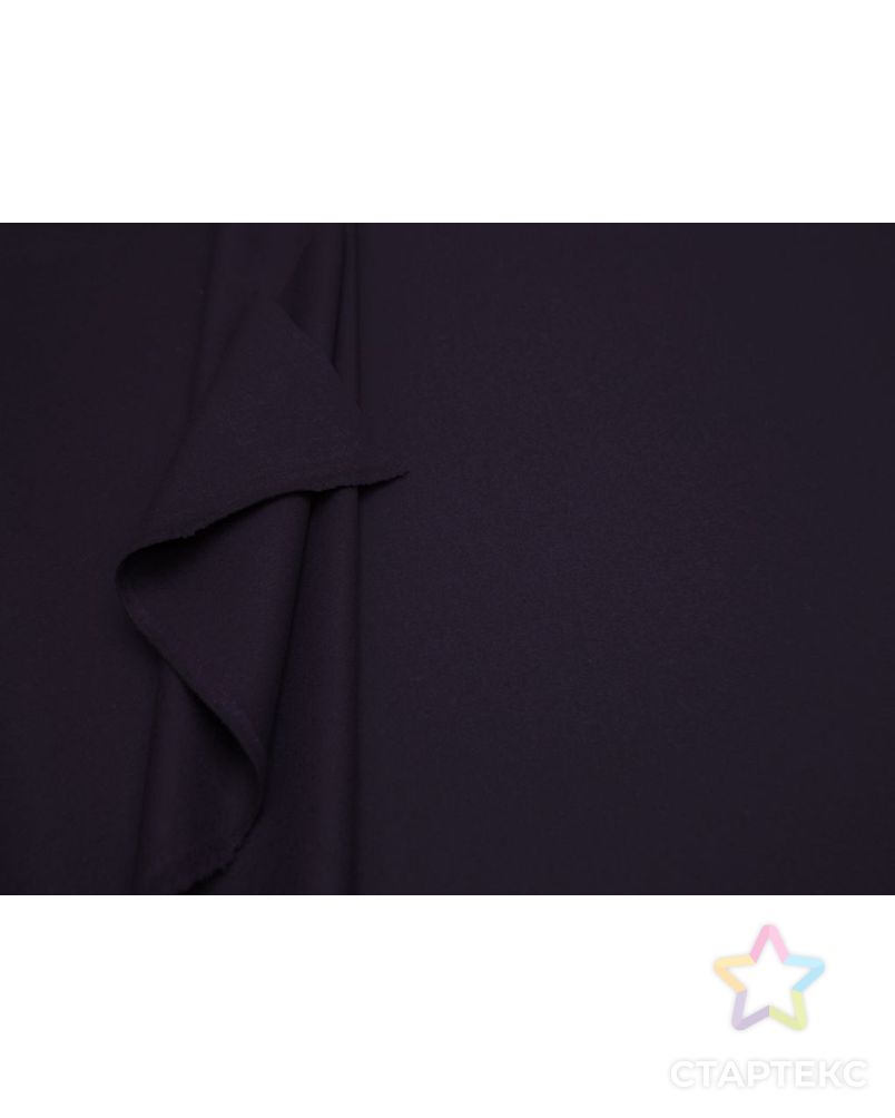 Пальтовая ткань мягкое сукно, цвет темно-фиолетовый арт. ГТ-8388-1-ГТ-26-10258-1-33-1 5