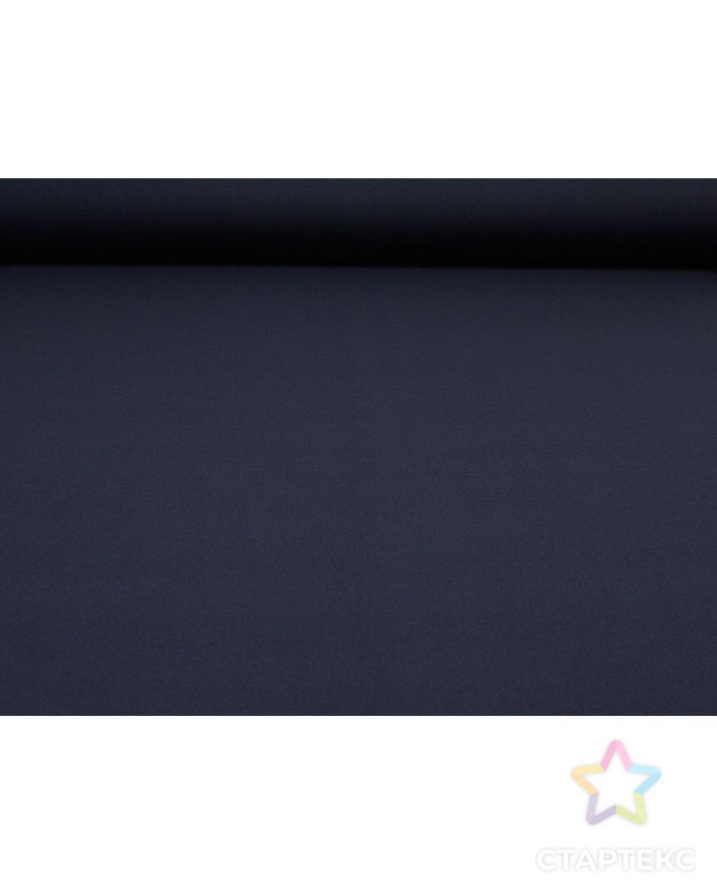 Двухсторонняя пальтовая ткань с вязанной фактурой, цвет темно-синий арт. ГТ-8765-1-ГТ-26-10400-1-30-1 4