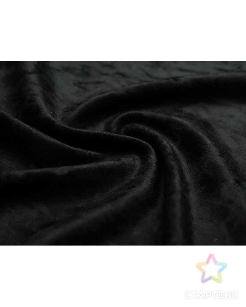 Ткань пальтовая угольно-черного цвета с мраморным эффектом арт. ГТ-4670-1-ГТ-26-6266-1-38-1