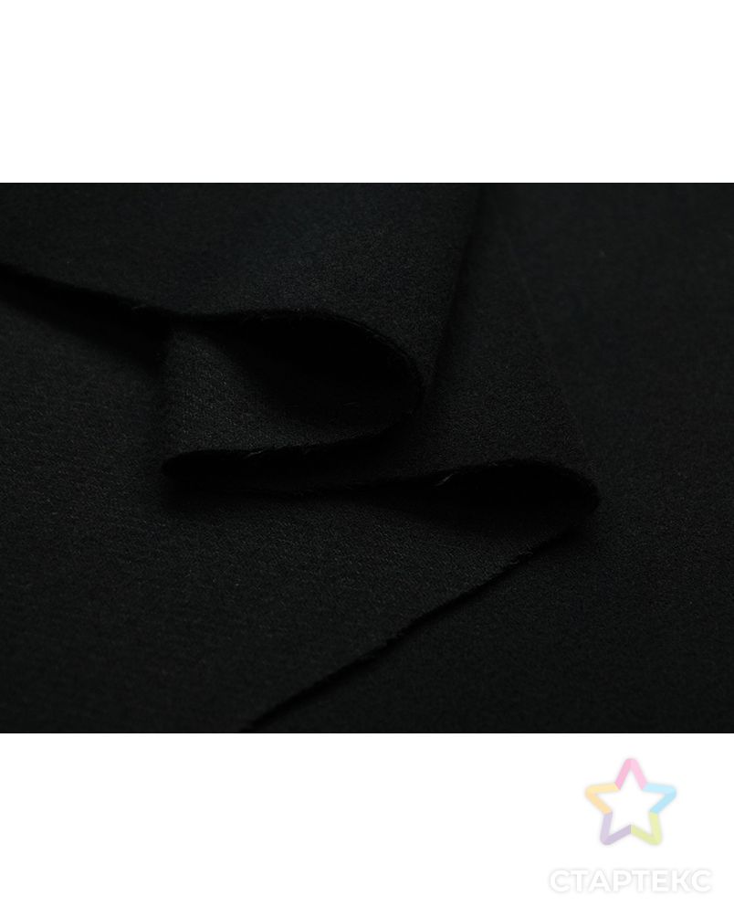 Двухслойная пальтовая ткань черного цвета арт. ГТ-4676-1-ГТ-26-6273-1-38-1 4