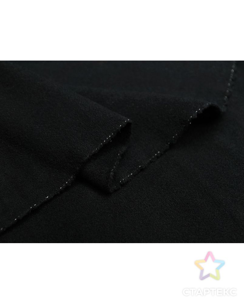 Двухсторонняя пальтовая ткань черного цвета арт. ГТ-4679-1-ГТ-26-6276-1-38-1 4