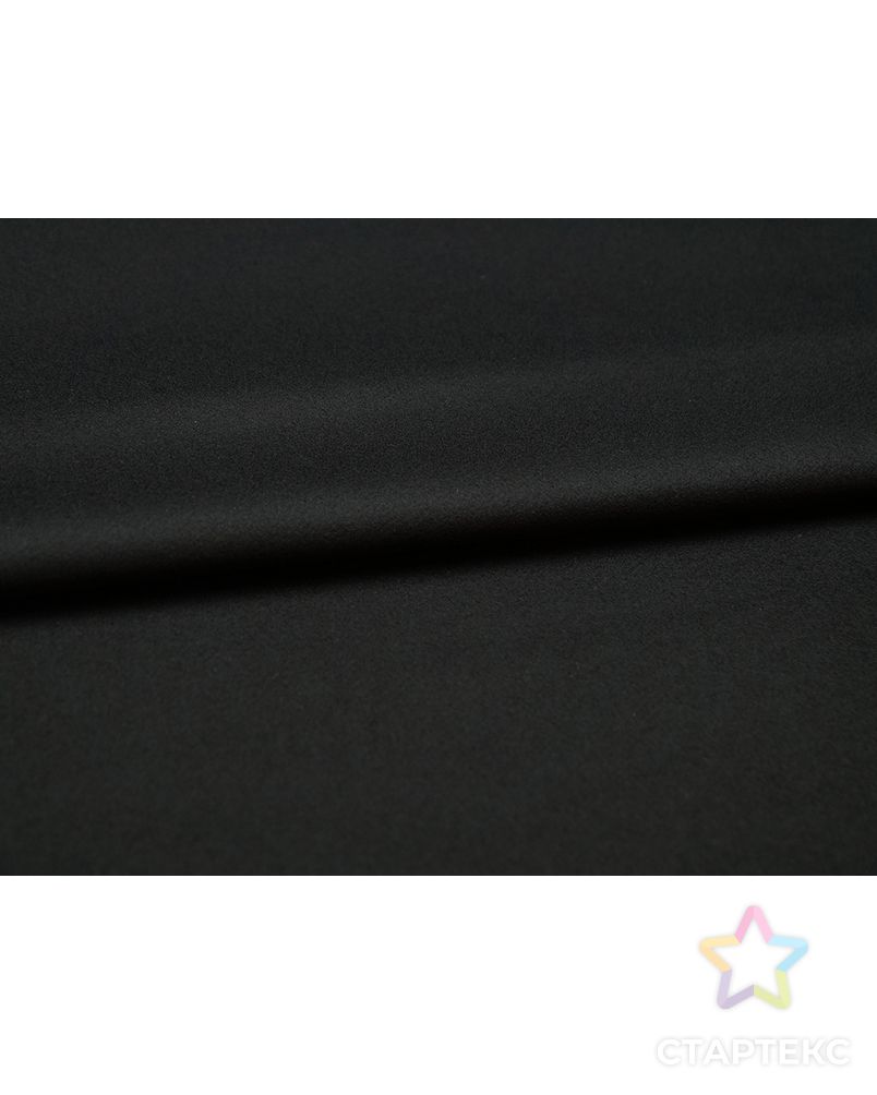 Двухслойная пальтовая ткань цвет черный арт. ГТ-4682-1-ГТ-26-6279-1-38-1 2