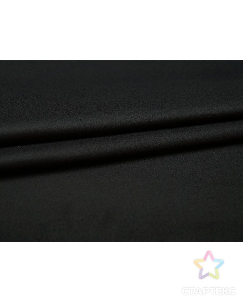 Двухслойная пальтовая ткань цвет черный арт. ГТ-4682-1-ГТ-26-6279-1-38-1 5