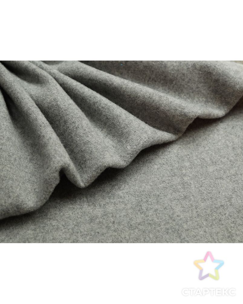 Ткань пальтовая шерстяная , цвет серый меланж арт. ГТ-4695-1-ГТ-26-6294-6-29-1 3