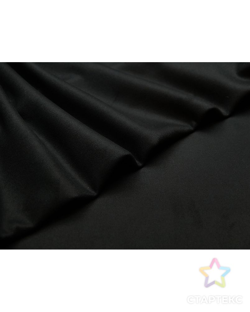 Двухслойная пальтовая ткань, цвет глубокий черный арт. ГТ-4700-1-ГТ-26-6299-1-38-1 3