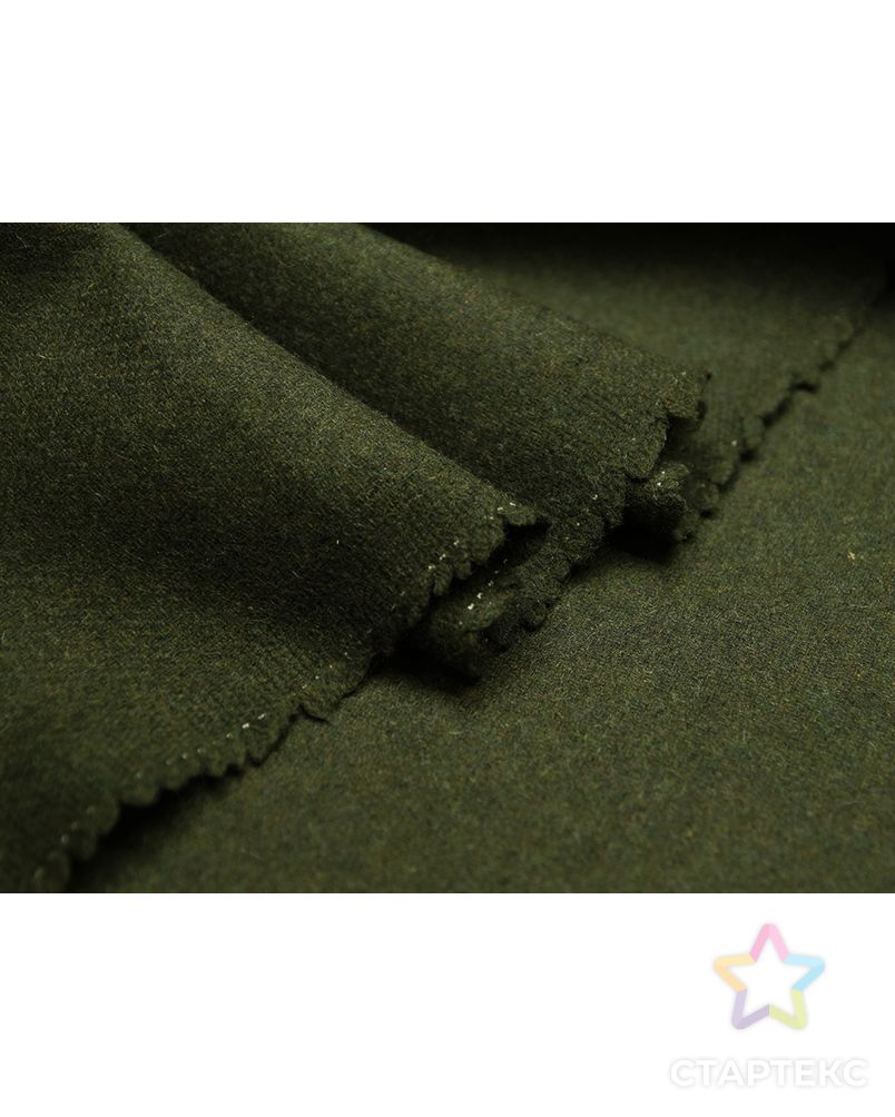Двухслойная пальтовая ткань, коричнево-зеленый меланж арт. ГТ-4701-1-ГТ-26-6301-6-10-1