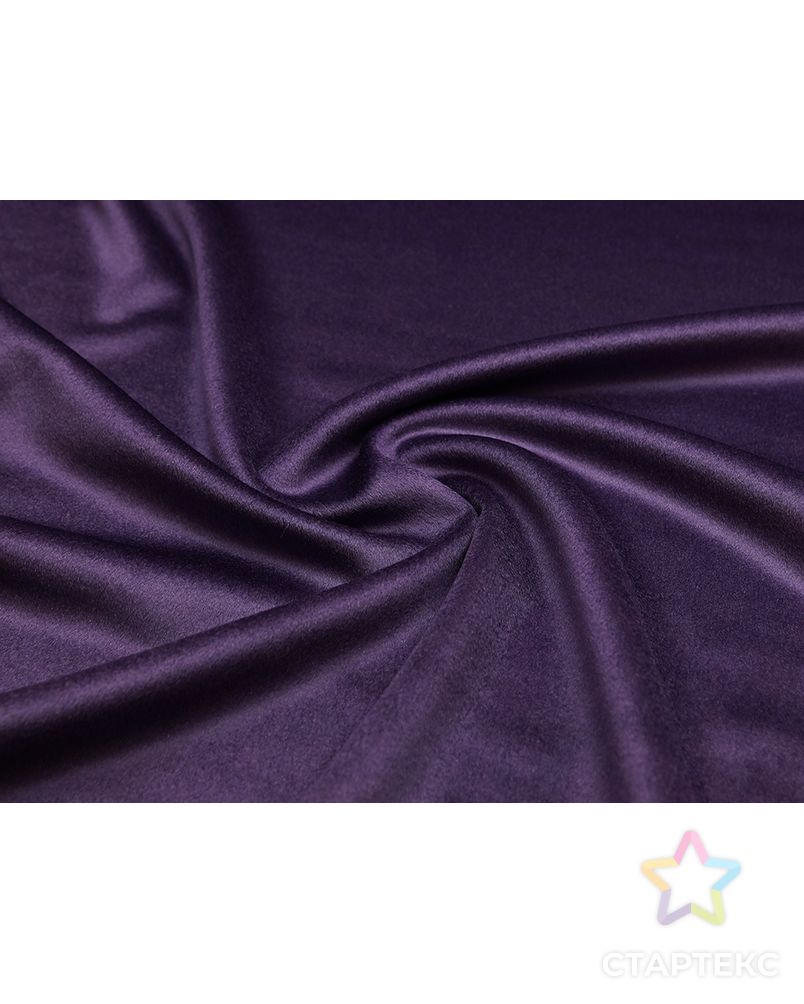 Пальтовая ткань с коротким ворсом, цвет фиолетовый арт. ГТ-5426-1-ГТ-26-7142-1-33-1 1