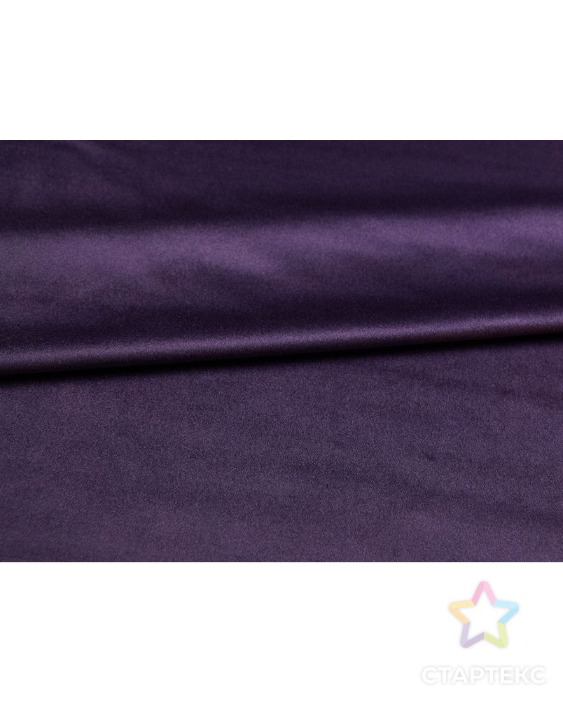 Пальтовая ткань с коротким ворсом, цвет фиолетовый арт. ГТ-5426-1-ГТ-26-7142-1-33-1 3