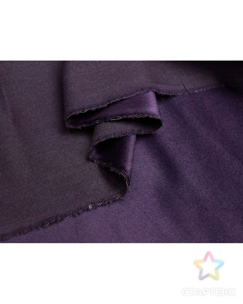 Пальтовая ткань с коротким ворсом, цвет фиолетовый арт. ГТ-5426-1-ГТ-26-7142-1-33-1 4