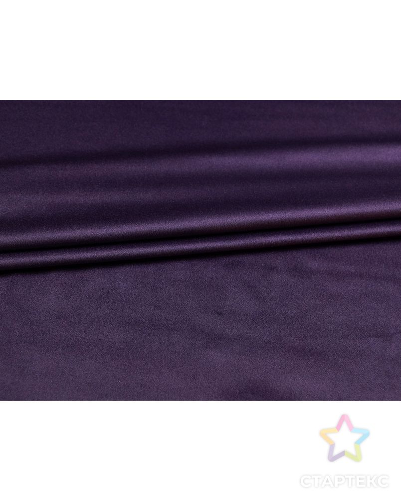 Пальтовая ткань с коротким ворсом, цвет фиолетовый арт. ГТ-5426-1-ГТ-26-7142-1-33-1 5