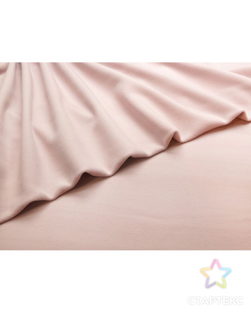 Пальтовая ткань с коротким ворсом, нежно розовый цвет арт. ГТ-5503-1-ГТ-26-7231-1-26-1