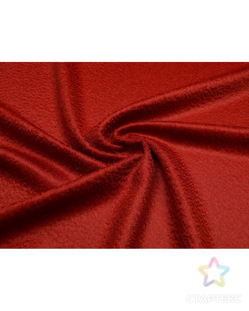 Пальтовая ткань со средним ворсом, бордовый цвет арт. ГТ-5500-1-ГТ-26-7241-1-5-1