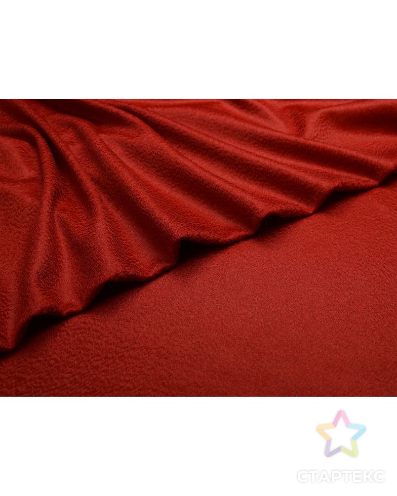 Пальтовая ткань со средним ворсом, бордовый цвет арт. ГТ-5500-1-ГТ-26-7241-1-5-1 2