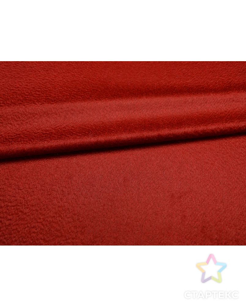 Пальтовая ткань со средним ворсом, бордовый цвет арт. ГТ-5500-1-ГТ-26-7241-1-5-1 4