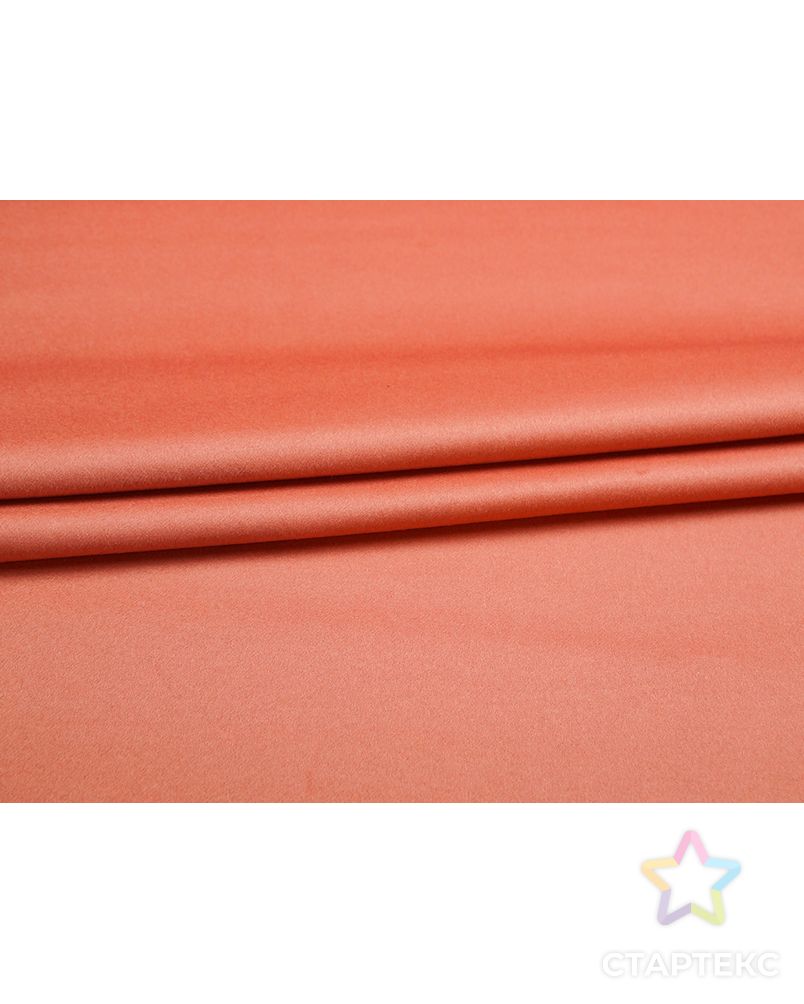 Двухслойная пальтовая ткань, цвет розово-коралловый арт. ГТ-5513-1-ГТ-26-7257-1-26-1 4