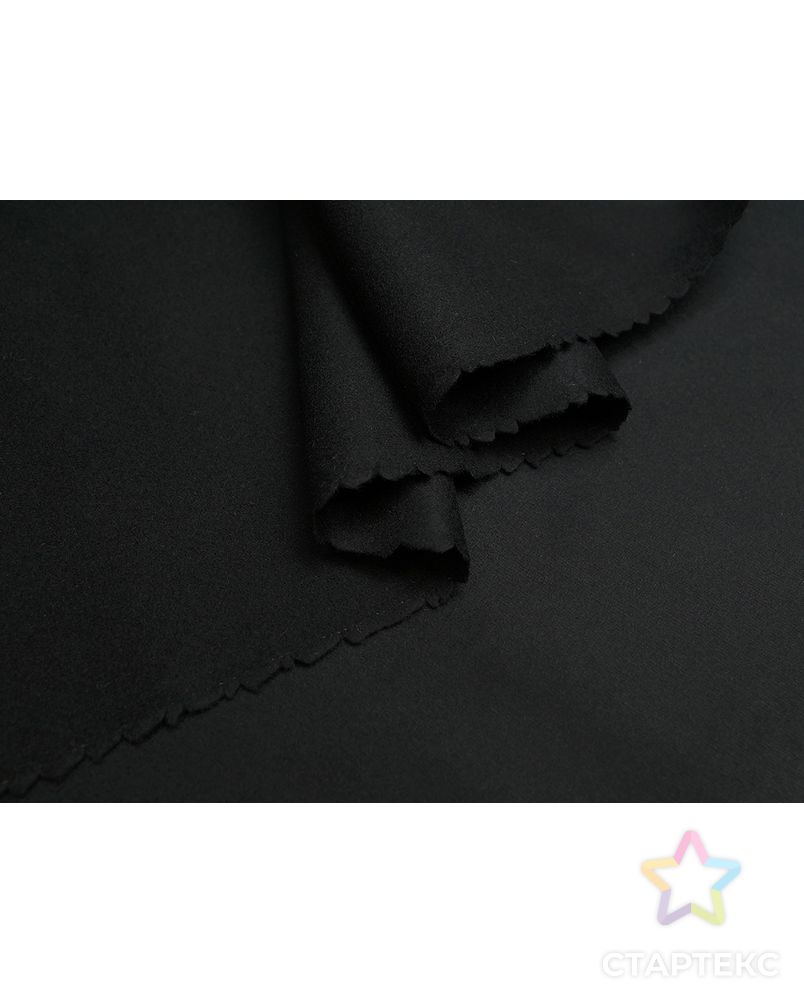 Двухслойная пальтовая ткань, угольно-черного цвета арт. ГТ-5511-1-ГТ-26-7260-1-38-1 4