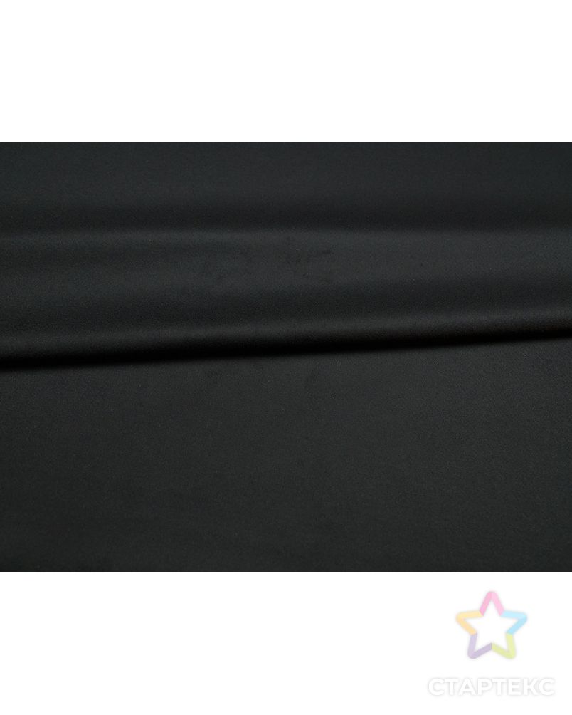 Двухслойная пальтовая ткань, угольно-черного цвета арт. ГТ-5511-1-ГТ-26-7260-1-38-1 5