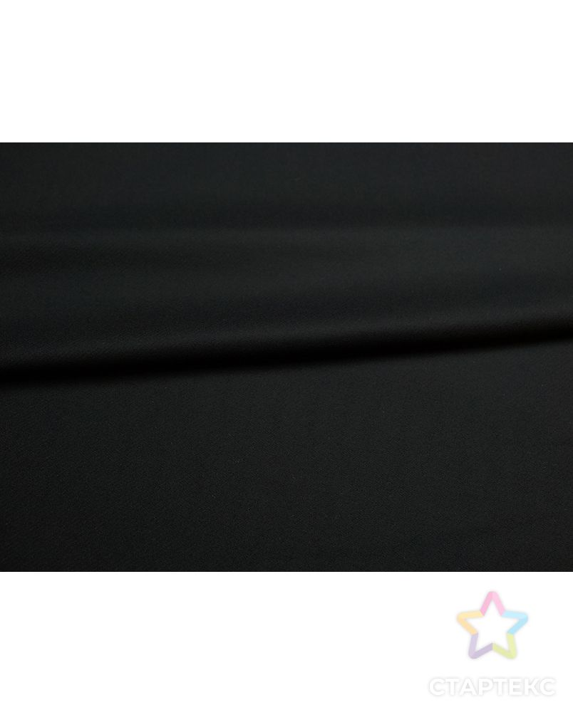 Двухслойная пальтовая ткань, черного цвета арт. ГТ-5515-1-ГТ-26-7262-1-38-1 2