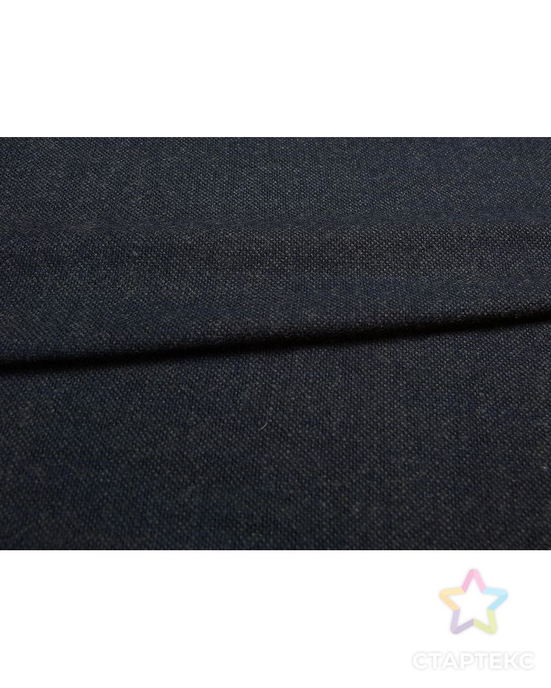 Двухсторонняя пальтовая ткань с фактурой рогожка, цвет черный-серый арт. ГТ-5520-1-ГТ-26-7267-6-21-1 5