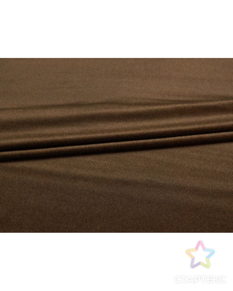 Пальтовая ткань с коротким ворсом, цвет темно коричневый с сединой арт. ГТ-5642-1-ГТ-26-7379-6-14-1 1