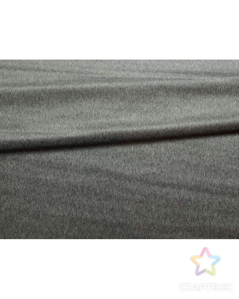Пальтовая ткань с коротким ворсом, цвет графитовый с сединой арт. ГТ-5645-1-ГТ-26-7383-6-29-1 3