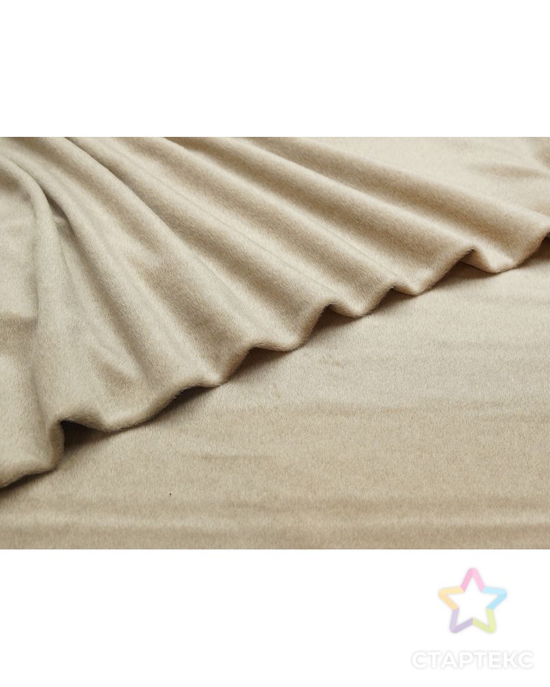 Пальтовая ткань с коротким ворсом, цвет песочный с сединой арт. ГТ-5646-1-ГТ-26-7384-6-1-1 1
