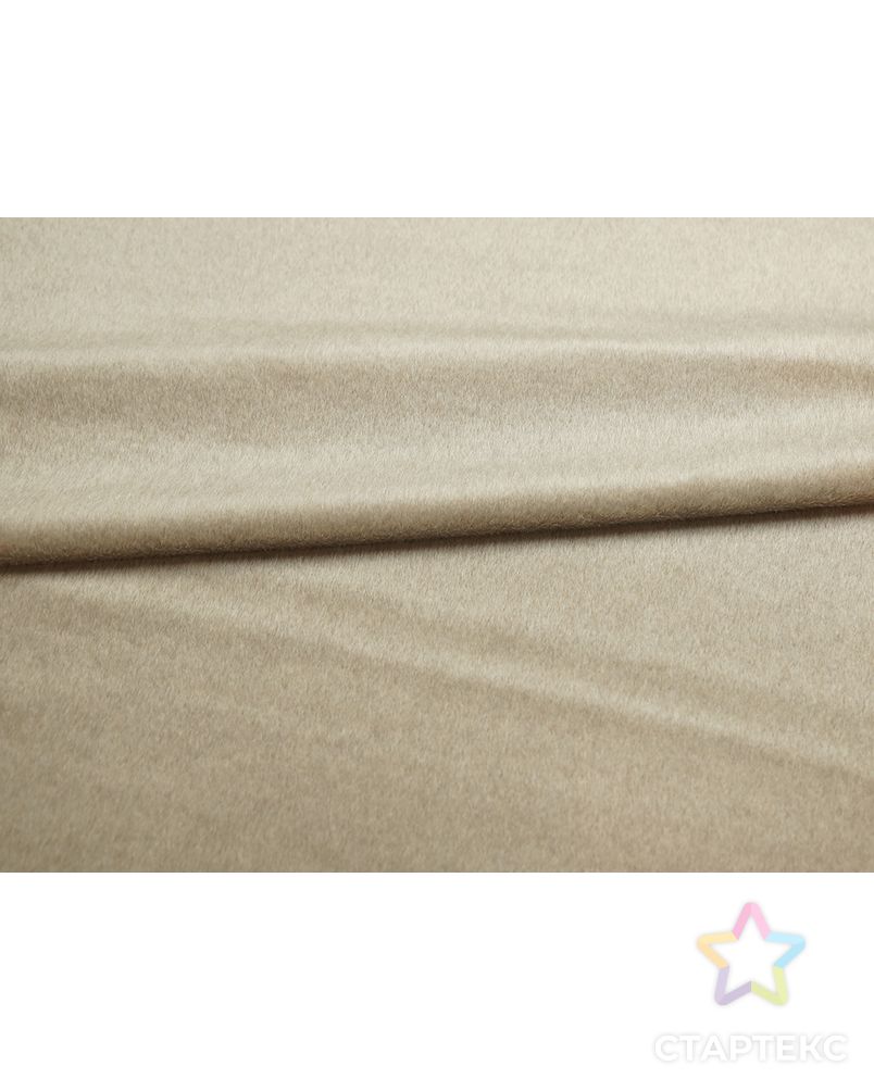 Пальтовая ткань с коротким ворсом, цвет песочный с сединой арт. ГТ-5646-1-ГТ-26-7384-6-1-1 3