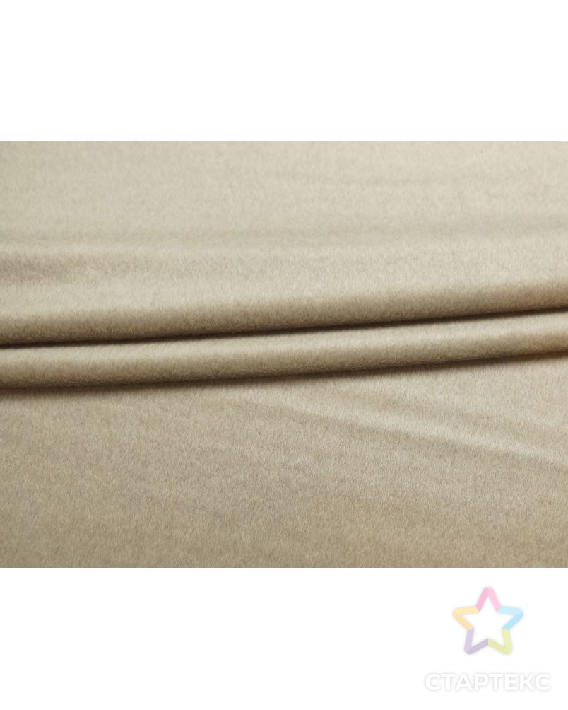 Пальтовая ткань с коротким ворсом, цвет песочный с сединой арт. ГТ-5646-1-ГТ-26-7384-6-1-1