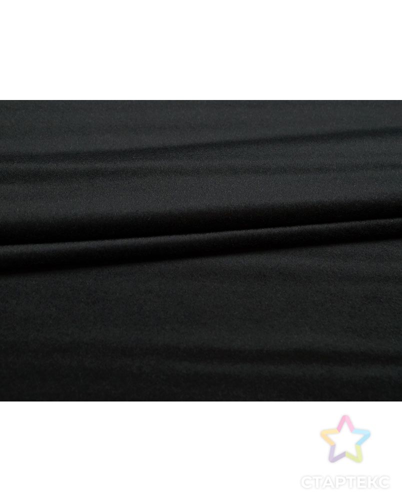Пальтовая ткань с коротким ворсом, цвет черный арт. ГТ-5647-1-ГТ-26-7385-1-38-1 3