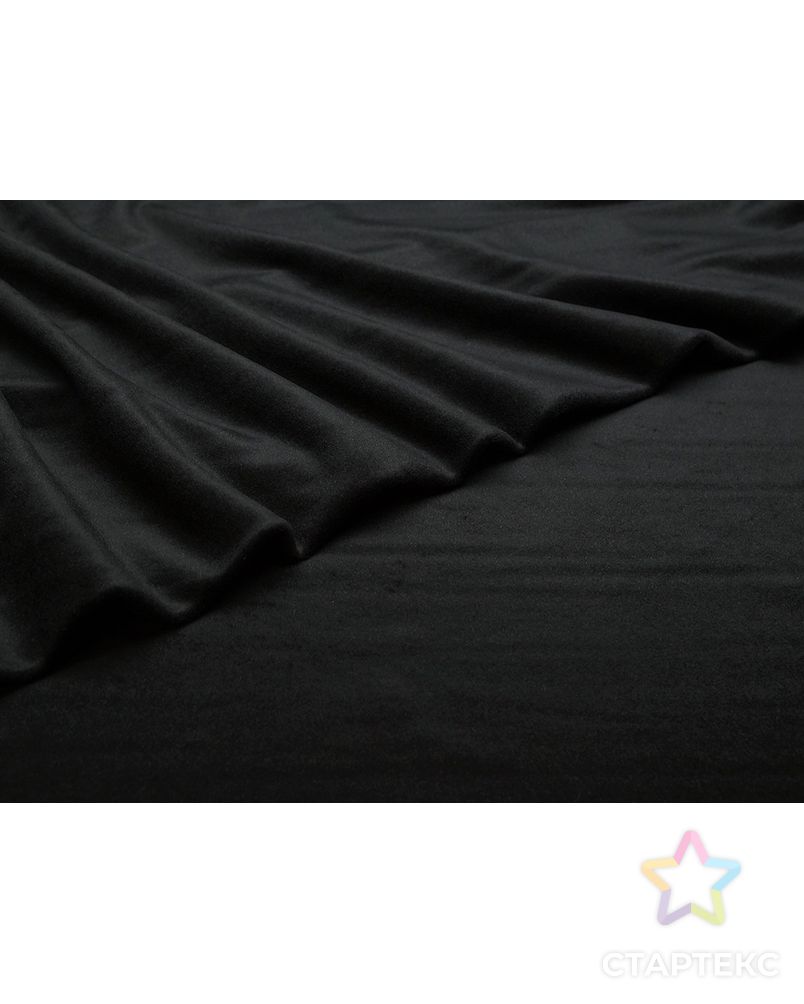 Пальтовая ткань с коротким ворсом, цвет черный арт. ГТ-5647-1-ГТ-26-7385-1-38-1 4